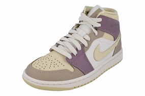 Nike Air Jordan 1 Mid Womens Trainers Hv2370  100 high - profile shoes neutral - colored