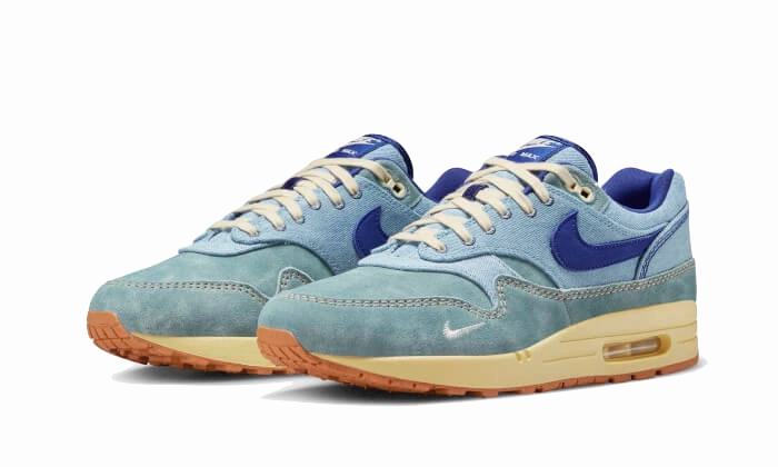 Nike Air Max 1 PRM Dirty Denim Durable Synthetic