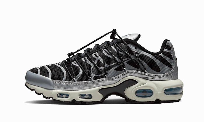 Nike Air Max Plus Lace Toggle Black Grey Posture Help Orthopedic Comfort