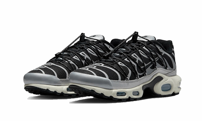 Nike Air Max Plus Lace Toggle Black Grey Fashionable Design Agility Control