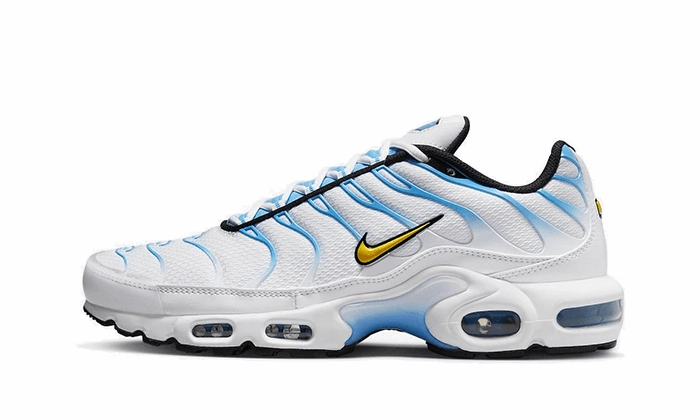 Smooth Form Torsion Stability Systems Nike Air Max Plus University Gold White