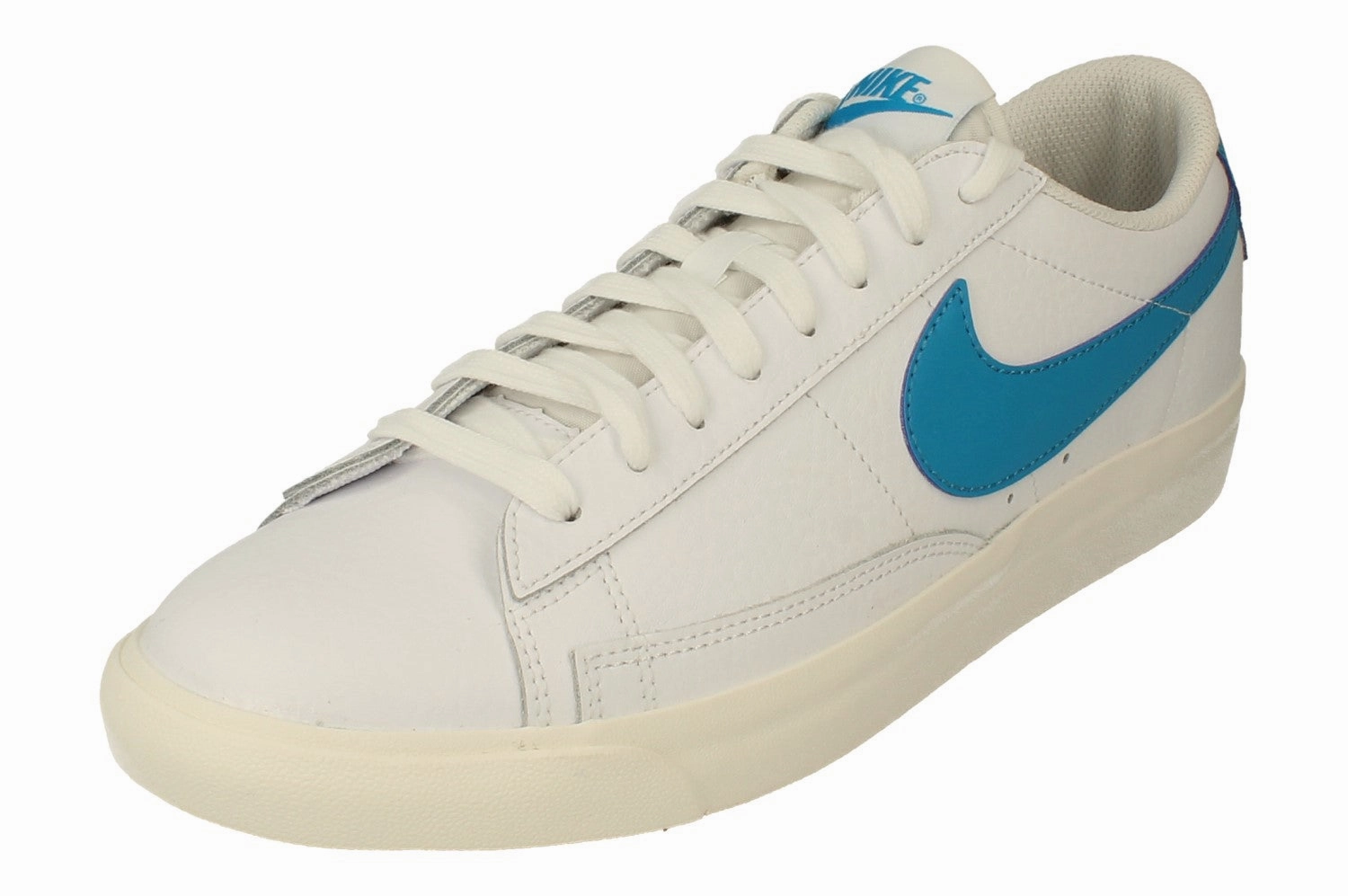 Nike Blazer Low Leather Mens Trainers Ci6377 104 Cloud Comfort