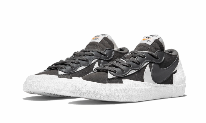 Nike Blazer Low Sacai Iron Grey Slip Resistant Compound perforated panels
