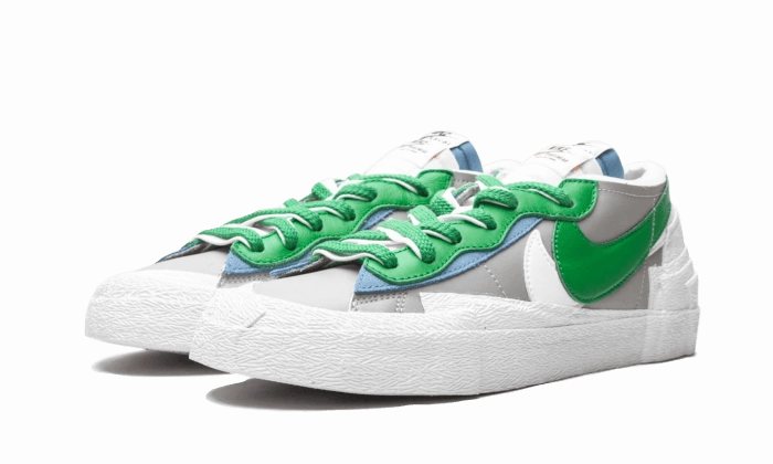 Adjustable Lace Lock Nike Blazer Low Sacai Medium Grey Classic Green