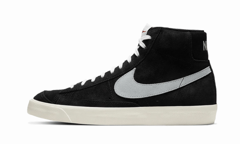 MinimalistDesign Padded Heel Counter Nike Blazer Mid '77 Black Pure Platinum