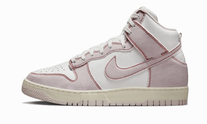 Water   Resistant Flexible Groove Design Nike Dunk High 1985 Barely Rose Denim