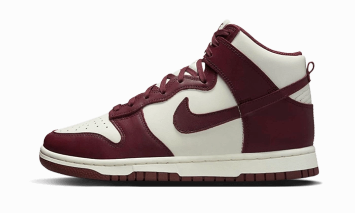 Dual Tone Nike Dunk High Burgundy Crush