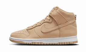 Adjustable Closure Minimalist Layered Design Nike Dunk High PRM Vachetta Tan