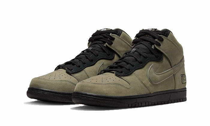 Nike Dunk High Soulgoods Military Green Comfortable Walk Street Active