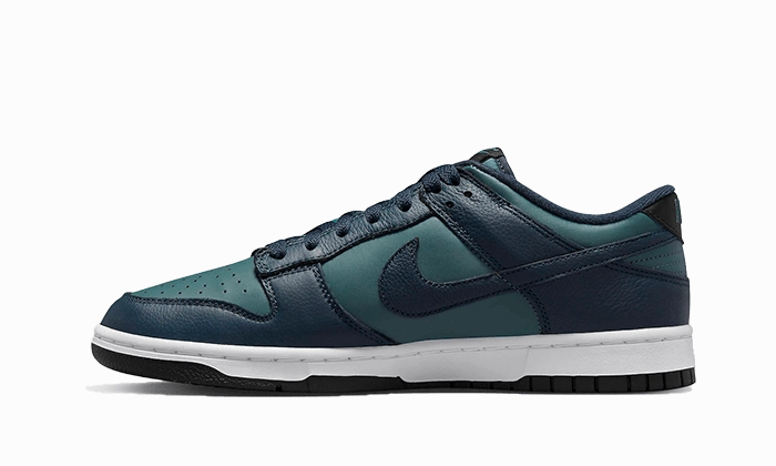 Smooth Transition Heel Nike Dunk Low Armory Navy