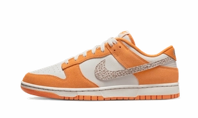 Hydrophobic Upper Coating Knit Weave Texture Nike Dunk Low AS Safari Swoosh Kumquat