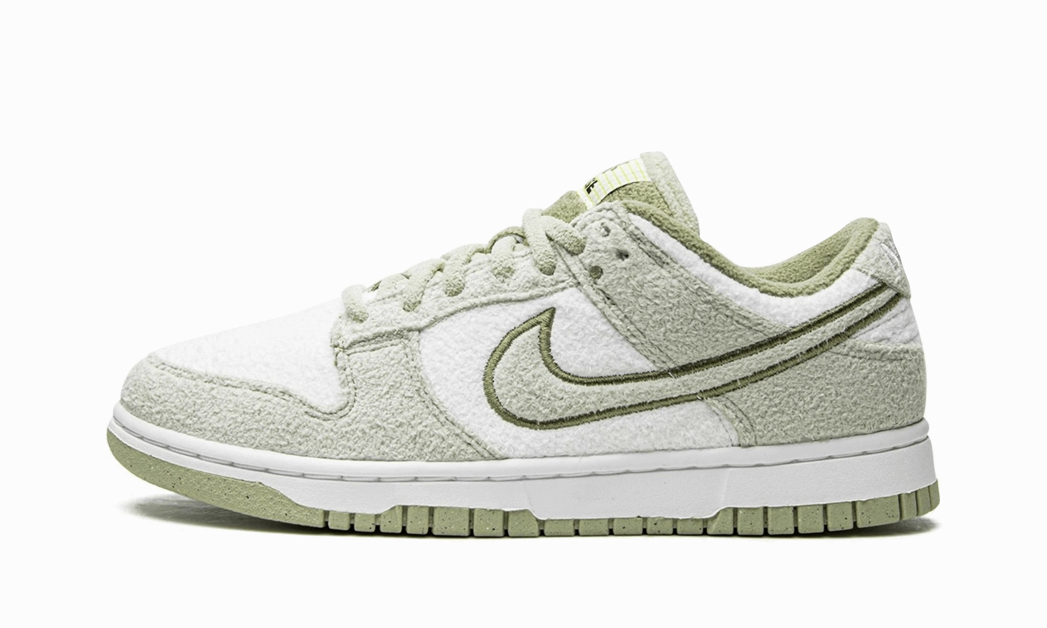 Any Season Ultra-soft comfort Nike Dunk Low SE Fleece Green