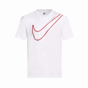 Streamlined grip Enhanced Fit Nike Just Do it Mens T-Shirt White DR9275