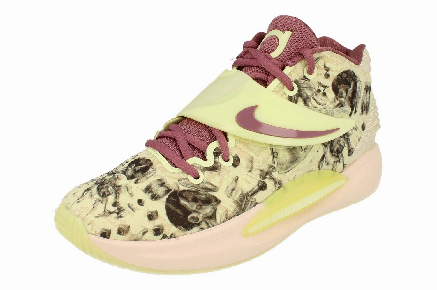 Nike Kd14 Mens Basketball Trainers Cw3935 300 Orthopedic Footbed Technology