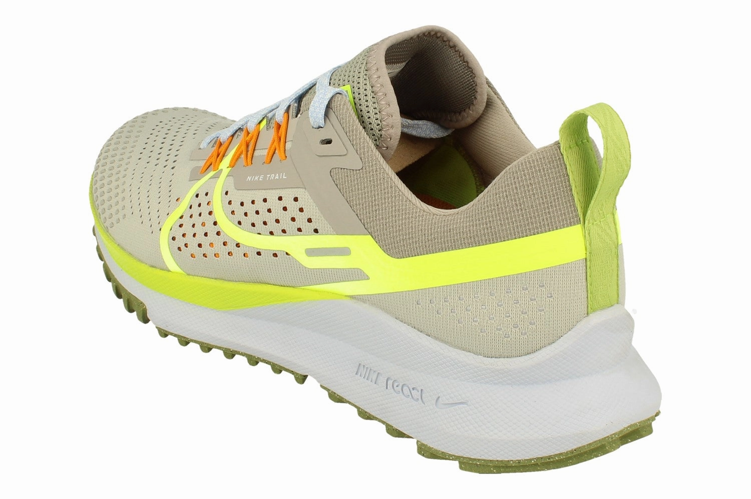 half - marathoning shoes reinforced - heel - area - sturdiness shoes Nike React Pegasus Trail 4 Mens DJ6158 002