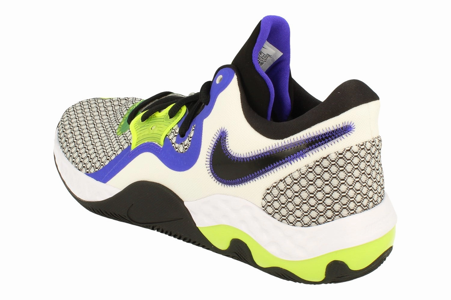 Reinforced Stitch Bonding Knit Fabric Design Nike Renew Elevate II Mens Basketball Trainers CW3406 101
