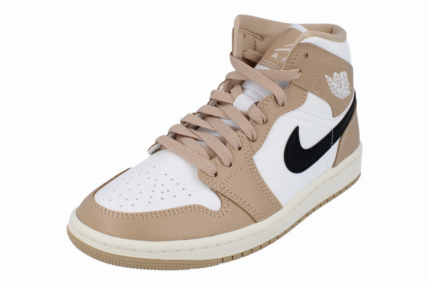 Abrasion   Resistant Nike Womens Air Jordan 1 Mid Trainers BQ6472 103