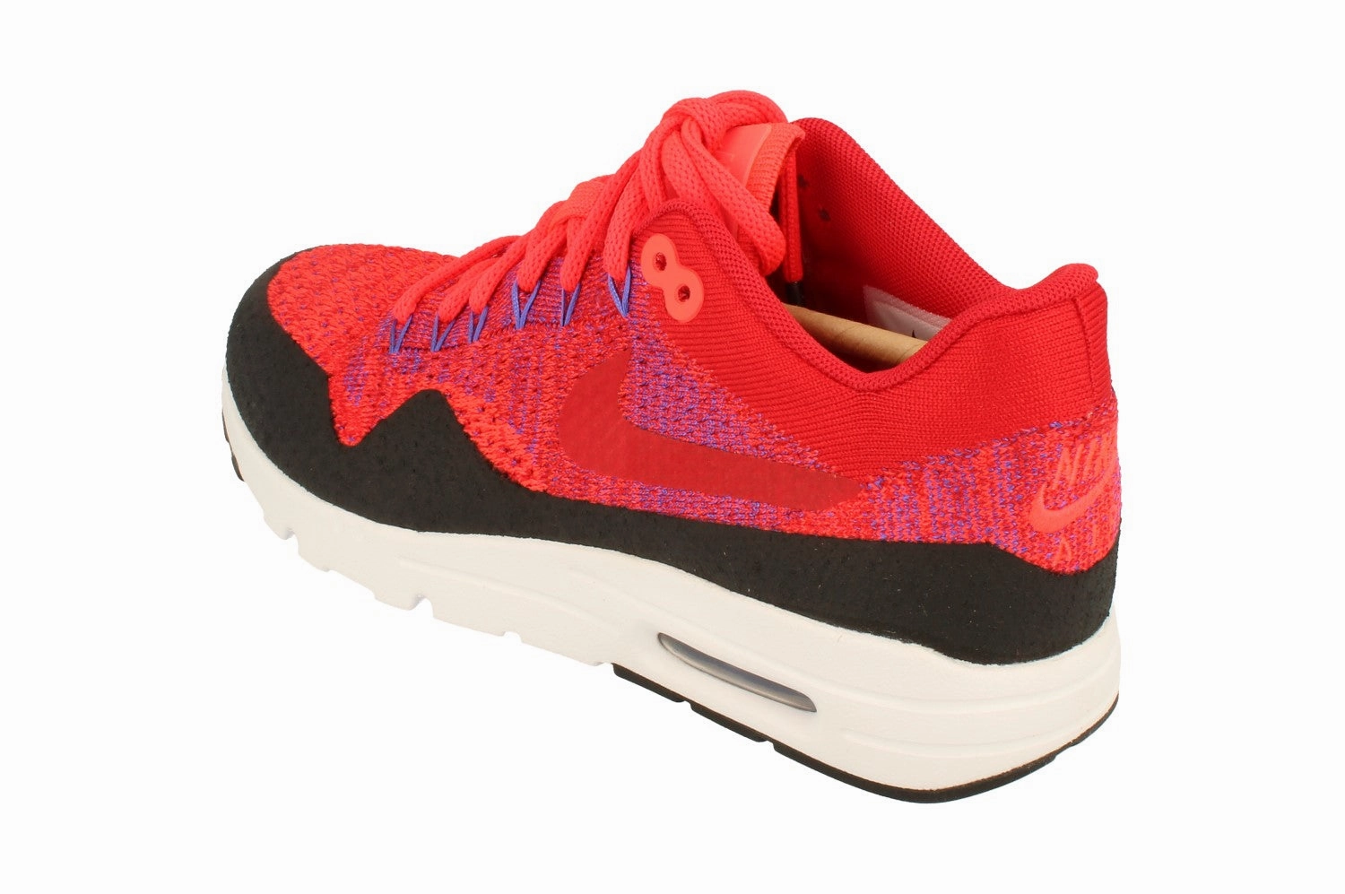 running in an overpass area shoes Nike Womens Air Max 1 Ultra Flyknit 859517 600
