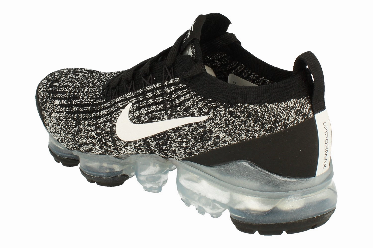 Nike Womens Air Vapormax Flyknit 3 Aj6910 001 running in a baseball field area shoes Traction Grip