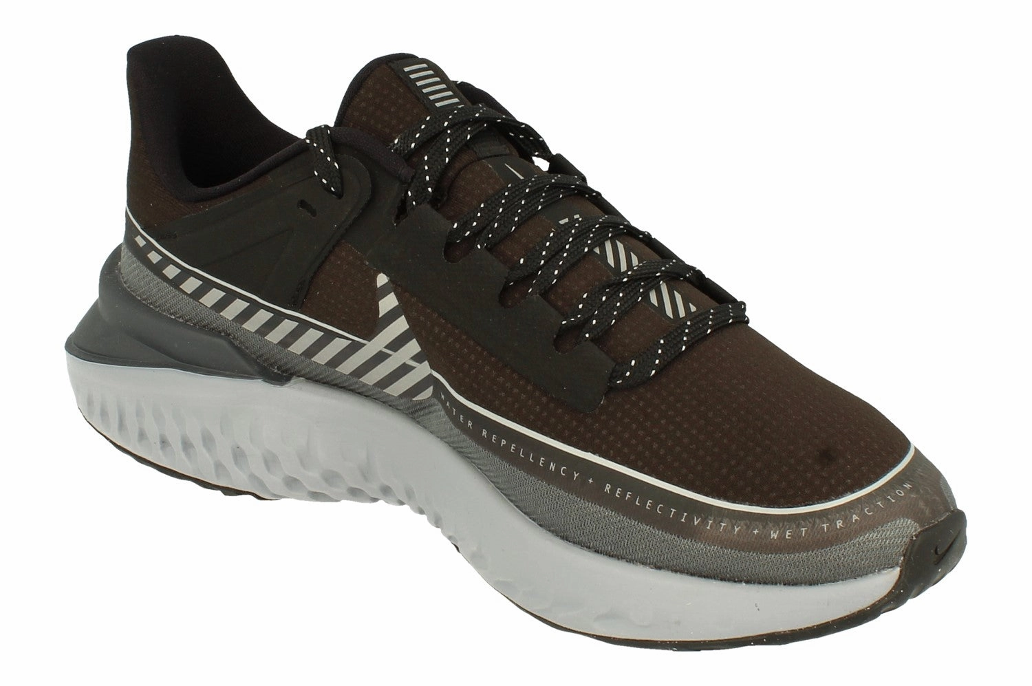 Nike Womens Legend React 2 Shield BQ3383 001 Run - ready reinforced - heel shoes