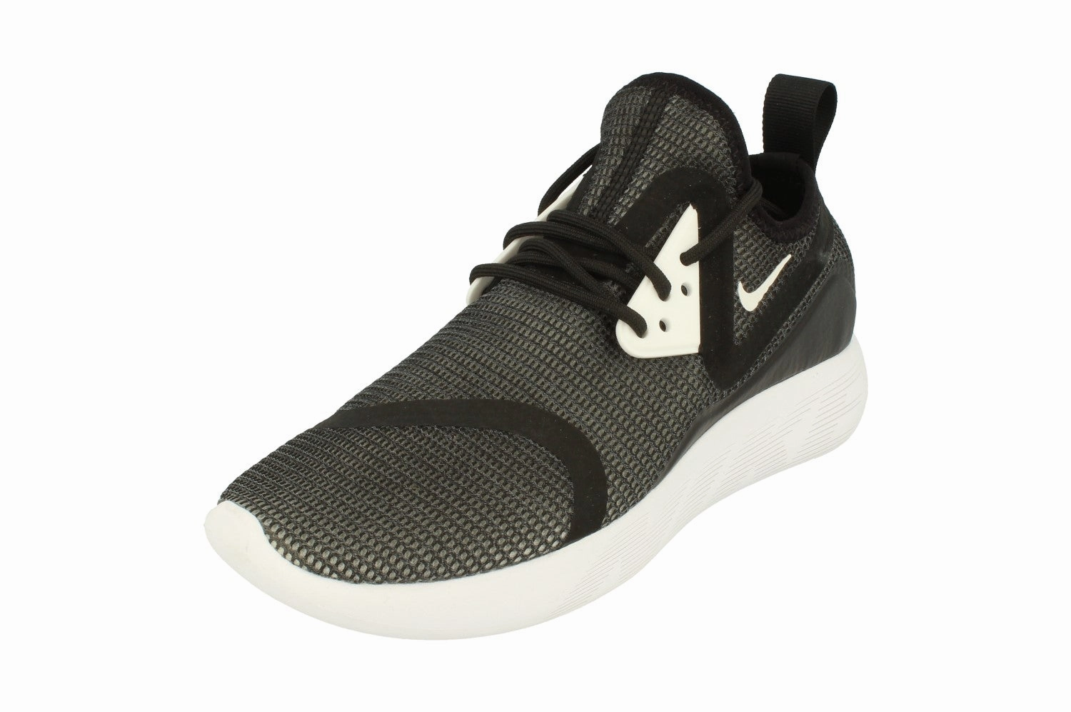 Nike Womens Lunarcharge BR Womens 942060 001 reinforced - heel running wear running on a wooden track shoes