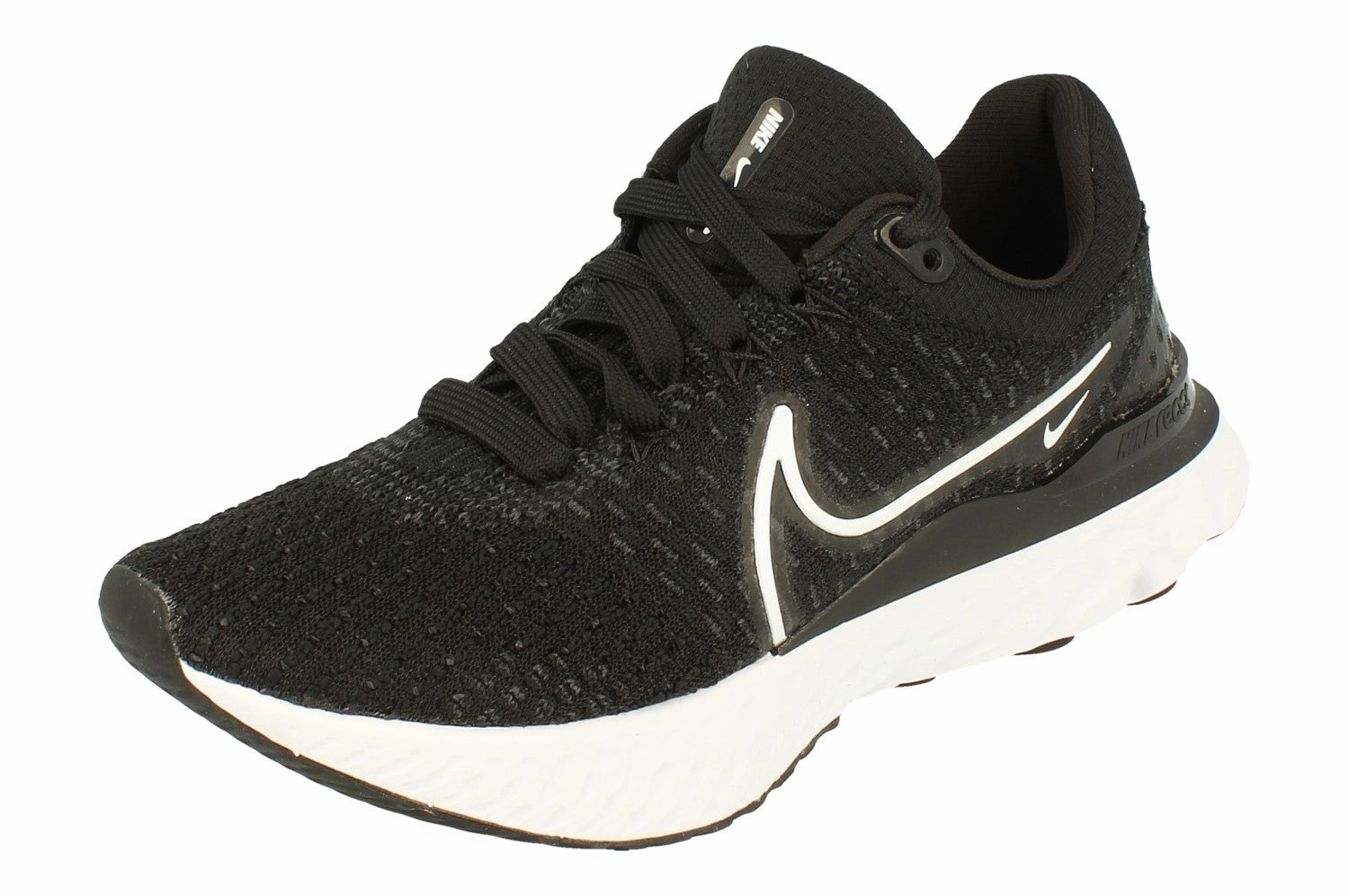 Nike Womens React Infinity Run FK 3 DD3024 001 elevated - heel running option running on treadmills