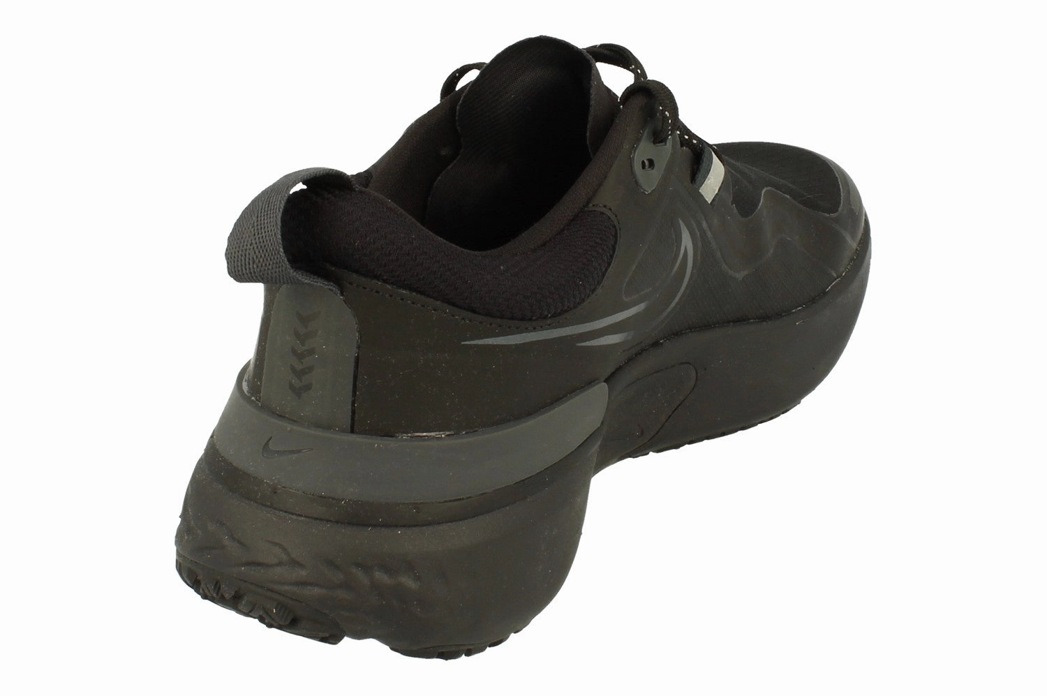 Nike Womens React Miler Shield CQ8249 001 glow - in - the - dark run running gear supportive fabric shoes