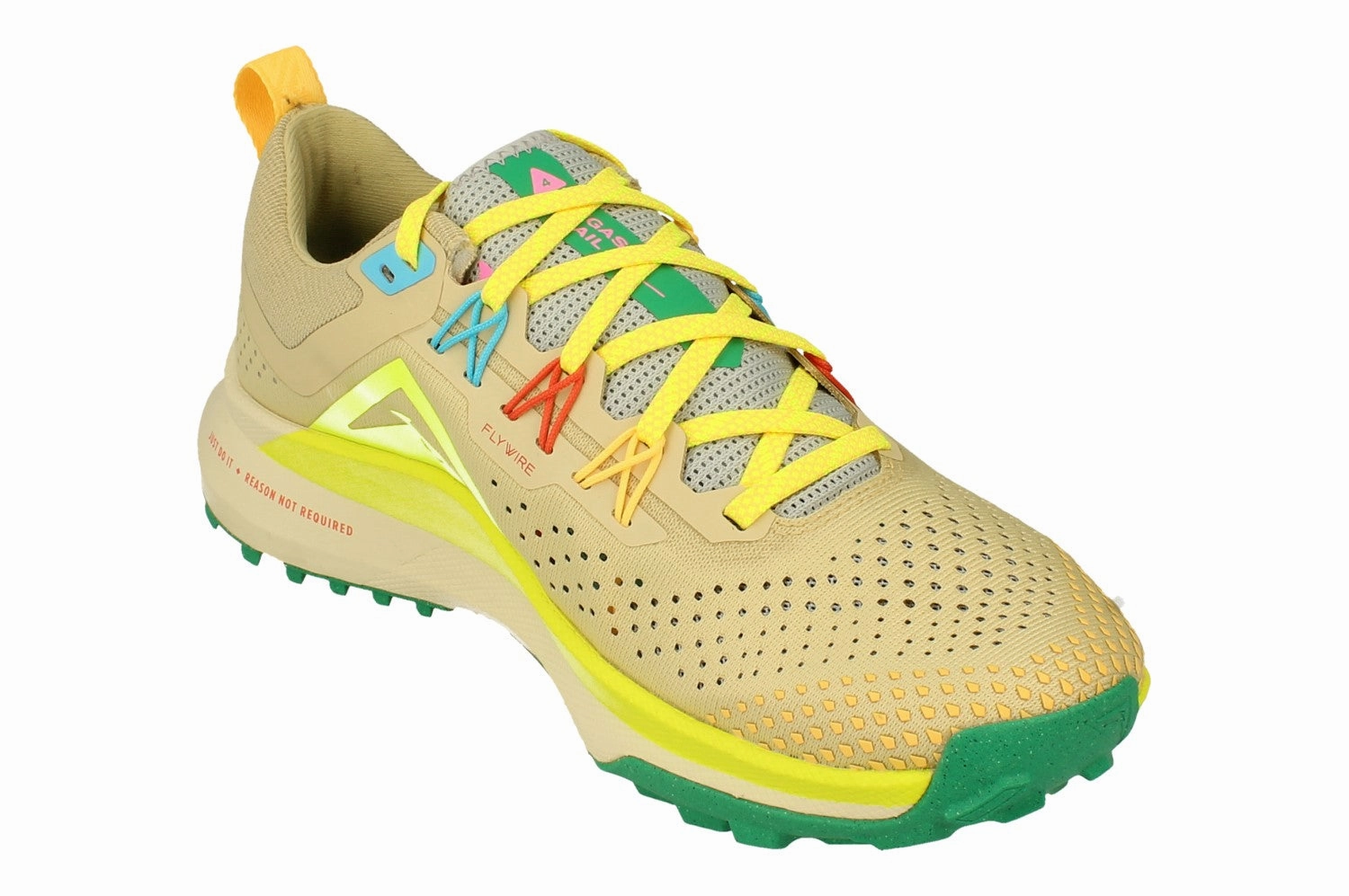 running in a bog area shoes Nike Womens React Pegasus Trail 4 Dj6159 700