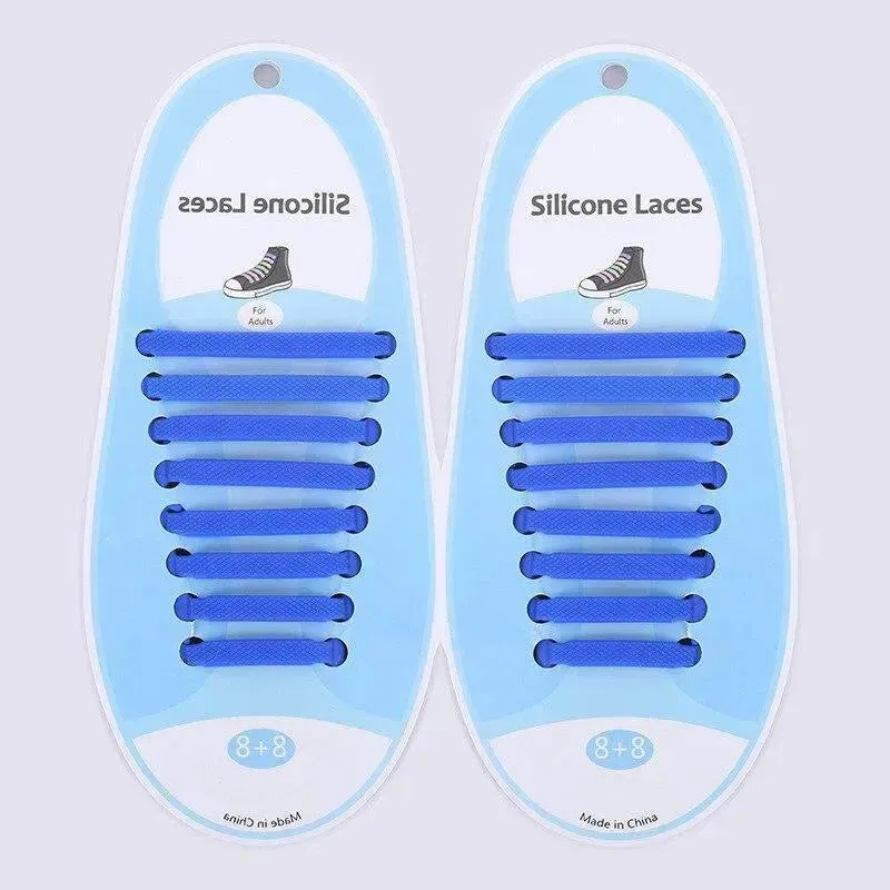 No Tie Shoelaces, Silicone Laces 16pcs/lot