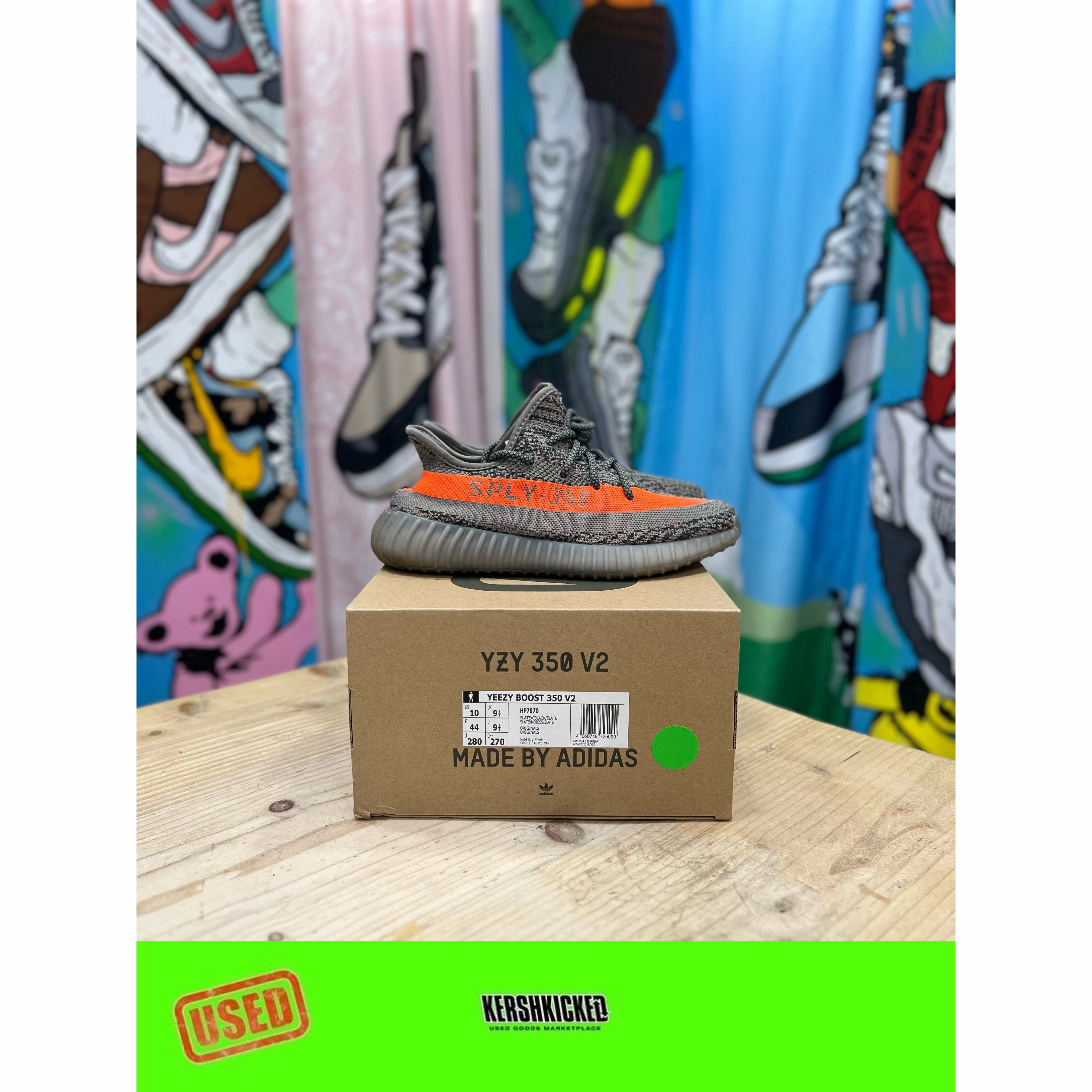 Snow Path City Walking Yeezy 350 Beluga UK 6.5