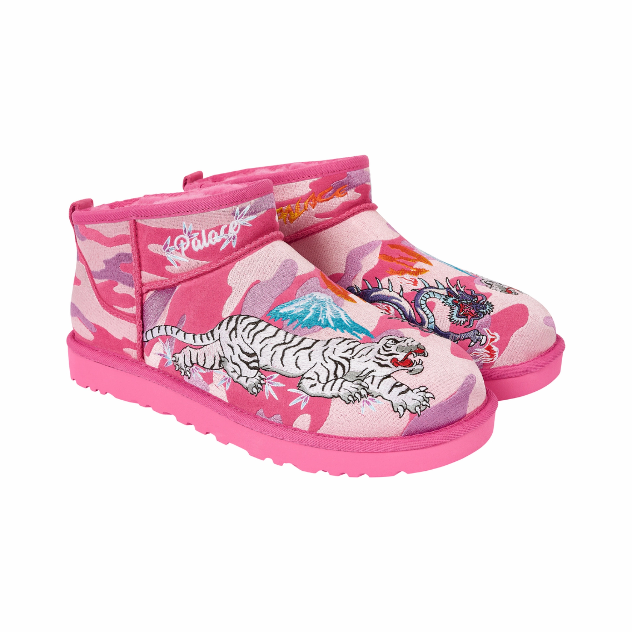 Fashion Travel UGG Classic Ultra Mini Boot Palace Pink Camo