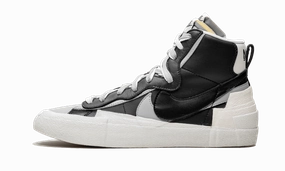 Nike Blazer Mid Sacai Black Grey Carbon Fiber Plates Flex Zones Engineering