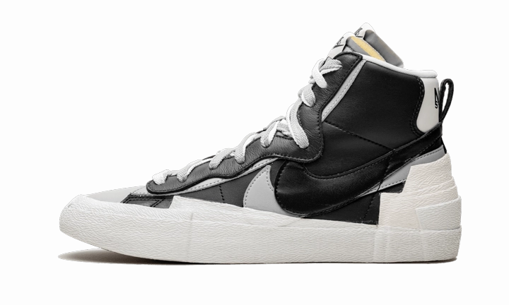 Nike Blazer Mid Sacai Black Grey Minimalist Style Mid   Top Style