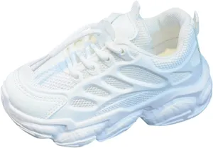 Non-Slip Sports Shoes Lightweight Kids Unisex Comfortable Breathable Strap Athletic Running Walking Tennis Shoes