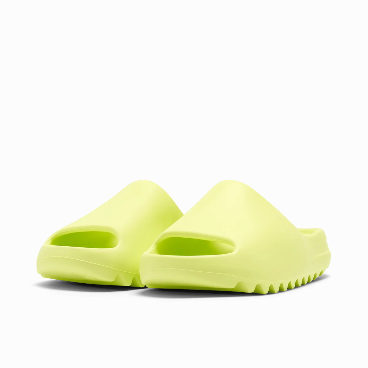 adidas Yeezy Slide Glow Green Cross Town Comfort experience