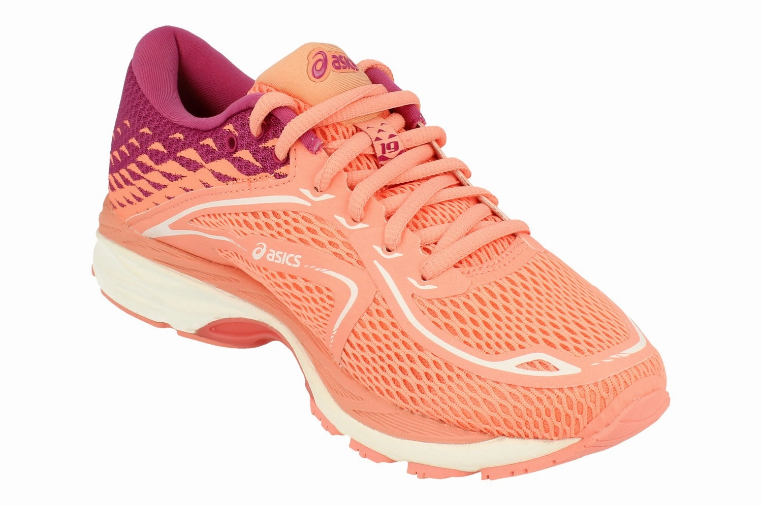 Asics Gel-Cumulus 19 Womens T7B8N 0606 interval Windy Weather Running