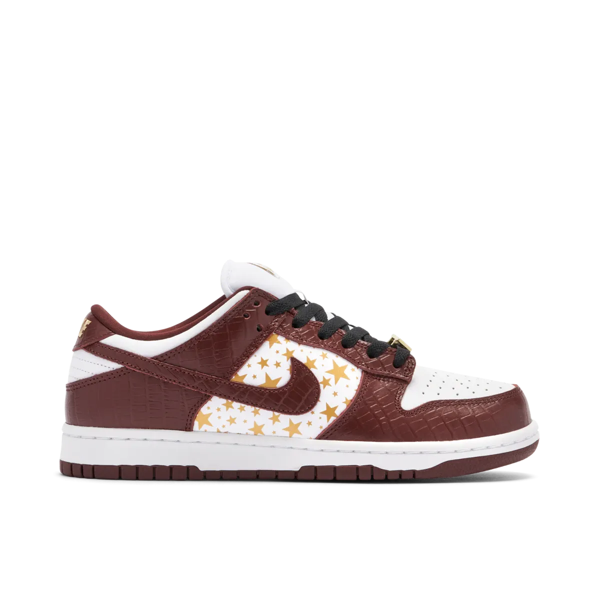 Nike SB Dunk Low Supreme Stars Barkroot Brown (2021) speed work shoe applicability reduced fatigue