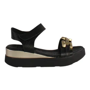 Oh! My Sandals Ladies  Platform Sandals - 5419 - Black