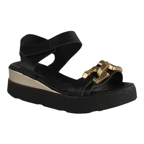 Oh! My Sandals Ladies  Platform Sandals - 5419 - Black