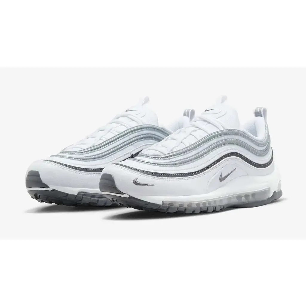 Nike Air Max 97 White Silver Grey Casual Athletic