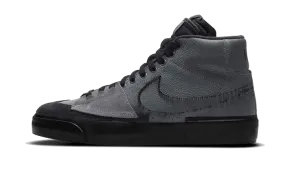 Moisture Wicking Interior Nike SB Zoom Blazer Mid Edge Iron Grey Black