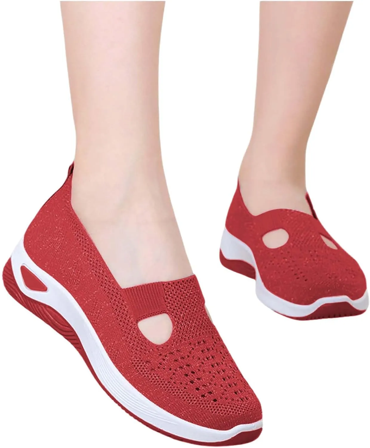 Orthopedic Shoes for Women Breathable Soft Slip On Running Shoes for Men Loafers Ladies Casual Shoes Waterproof Sneakers Brown Tennis Shoe Loafers Shoe