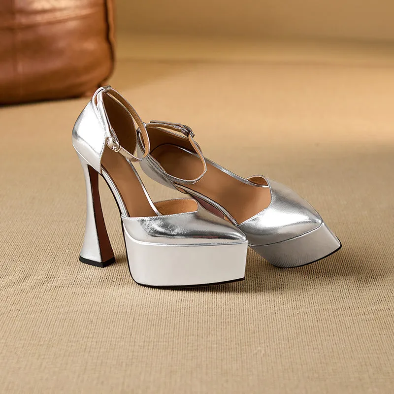 Ostranuxe Event Croctex Platform Heels