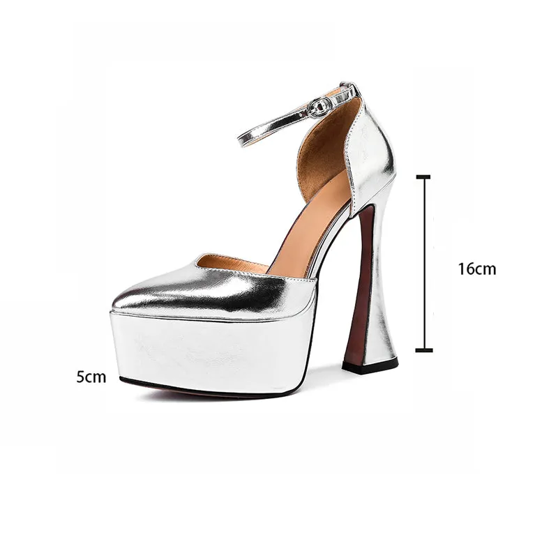 Ostranuxe Event Croctex Platform Heels