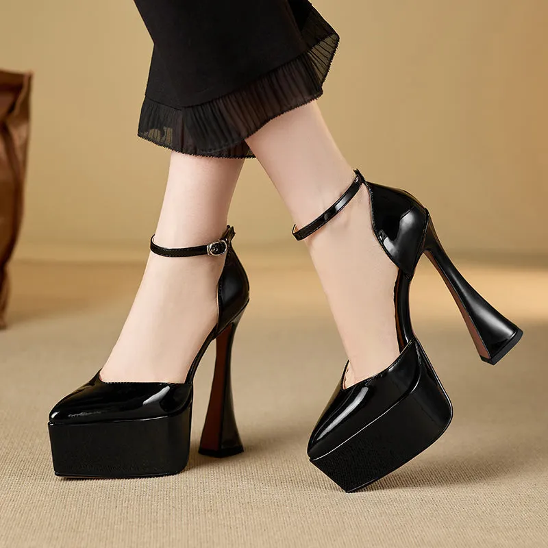 Ostranuxe Event Croctex Platform Heels