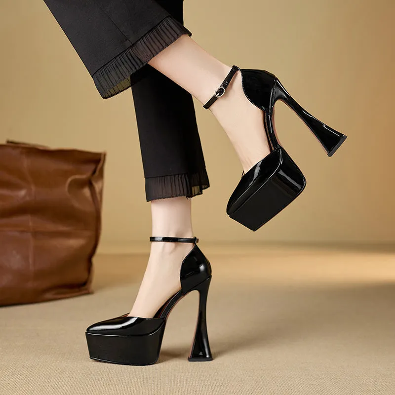 Ostranuxe Event Croctex Platform Heels