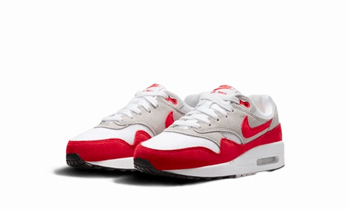 Bold piece Nike Air Max 1 White University Red Enfant