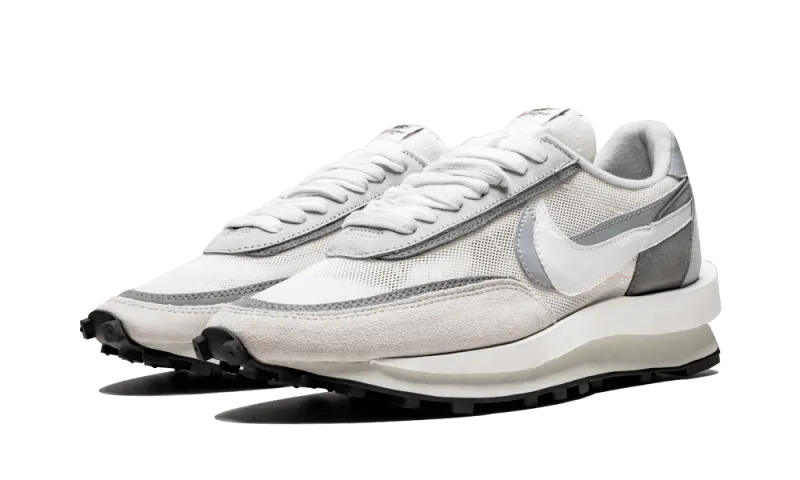 Airflow channels Breathable flair Nike LD Waffle Sacai White Grey