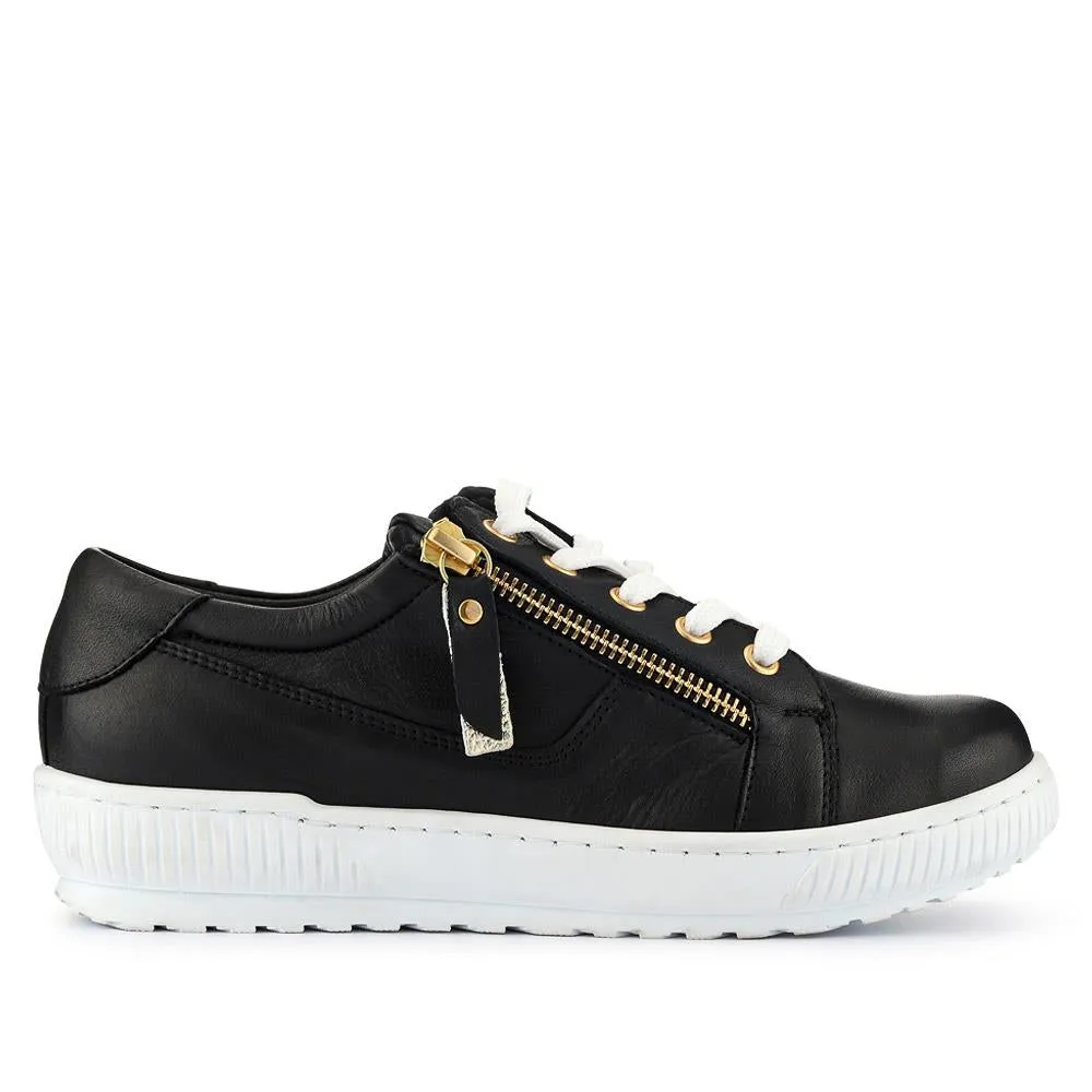 Padova Wide-Fit Leather Trainers - PADOVAWIDE / 326 787