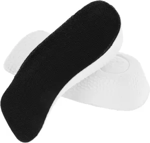 PartyKindom 1Pair Invisible Height Increase Insoles for Men Women Shock Absorbing Heel Lift Pads Comfortable Durable Shoe Risers Elevation for Casual Formal Wear